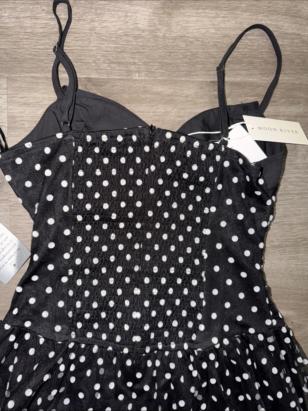 🇺🇸Firm Price🇺🇸Moon River Polka Dot midi dress - Picture 9 of 10